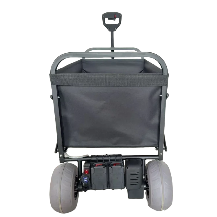 Powderful Electric Beach Trolley With Big Pneumatic Wheels suppliers