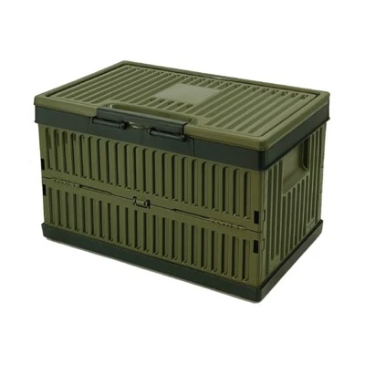 35L/60L Plastic Boxe Stapelbare Opbergbakken Met Deksels