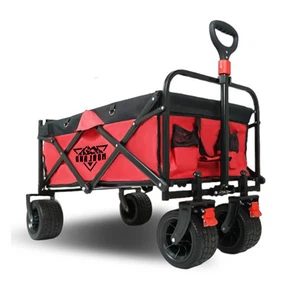 Bestverkopende opvouwbare strandwagen, trolley voor personalisatie