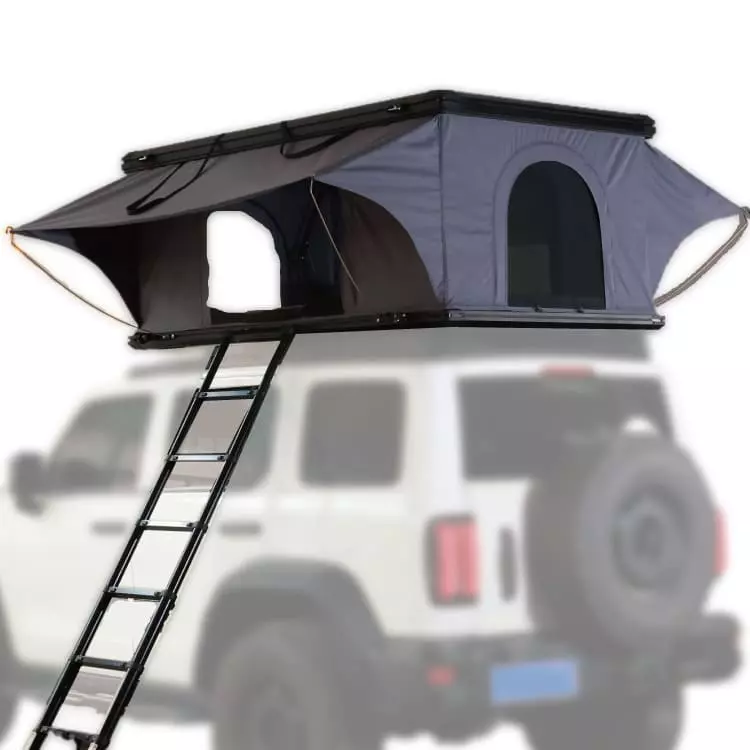 Pop -up rechthoekige aluminium harde schaal dak tent